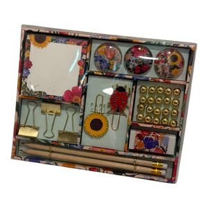 Rifle Paper Co. Blossom Tackle Box Stationery Set - New in Box